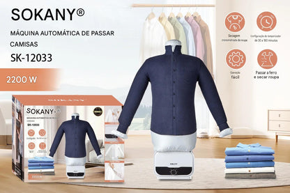 SOKANY SK-12033 — Máquina Automática para Secar e Engomar Roupas